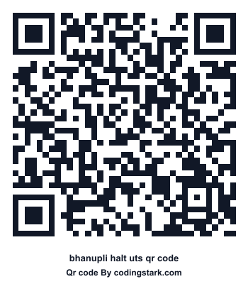 Bhanupli Halt UTS QR Code