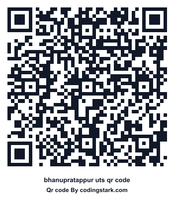 Bhanupratappur UTS QR Code