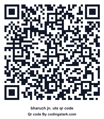 Bharuch Jn. UTS QR Code