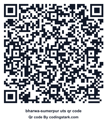 Bharwa-sumerpur UTS QR Code