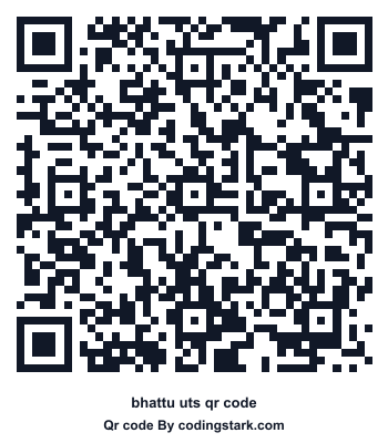 Bhattu UTS QR Code