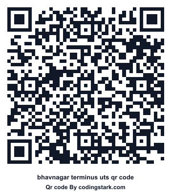 Bhavnagar Terminus UTS QR Code