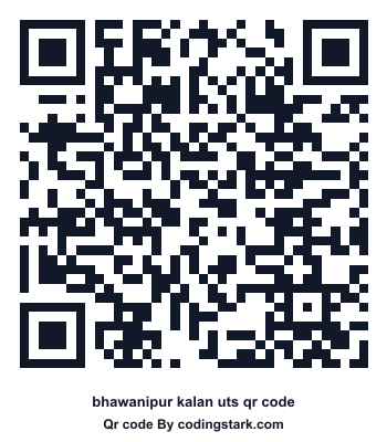 Bhawanipur Kalan UTS QR Code