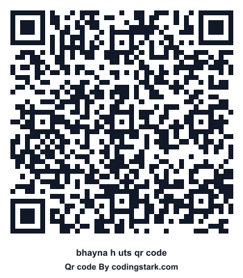 Bhayna H UTS QR Code