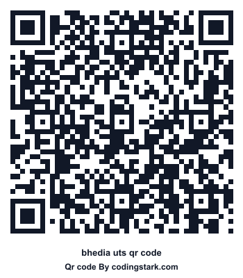 Bhedia UTS QR Code