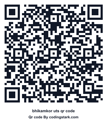 Bhikamkor UTS QR Code