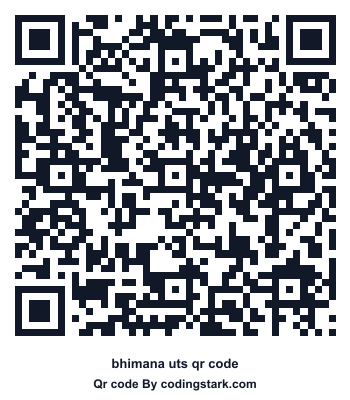 Bhimana UTS QR Code