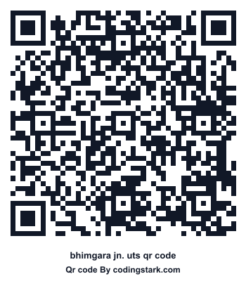 Bhimgara Jn. UTS QR Code