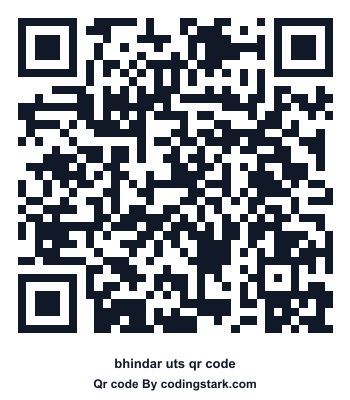 Bhindar UTS QR Code
