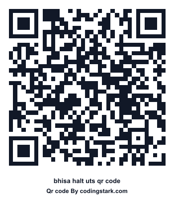 Bhisa Halt UTS QR Code