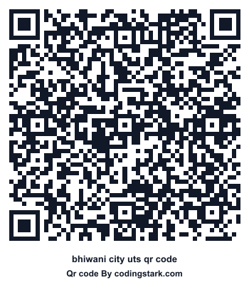 Bhiwani City UTS QR Code