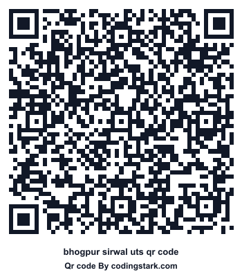 Bhogpur Sirwal UTS QR Code