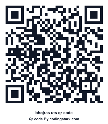 Bhojras UTS QR Code
