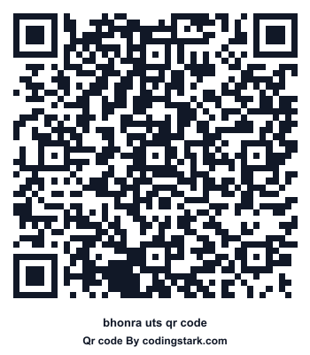 Bhonra UTS QR Code