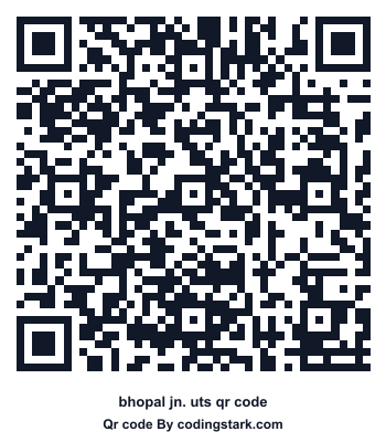 Bhopal Jn. UTS QR Code
