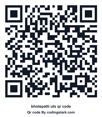 Bhotepatti UTS QR Code