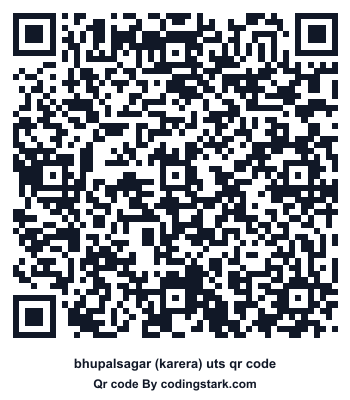 Bhupalsagar (karera) UTS QR Code
