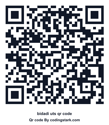 Bidadi UTS QR Code