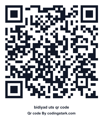 Bidiyad UTS QR Code