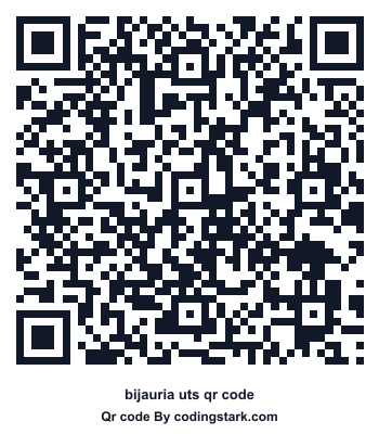 Bijauria UTS QR Code