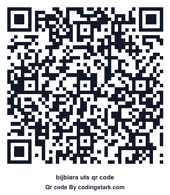 Bijbiara UTS QR Code