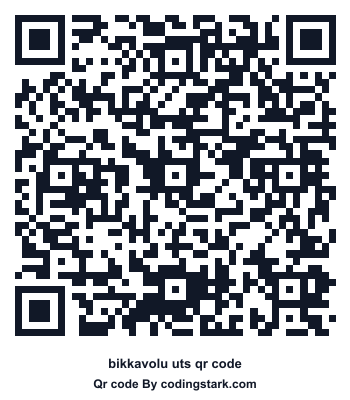 Bikkavolu UTS QR Code