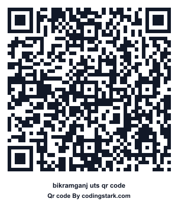 Bikramganj UTS QR Code