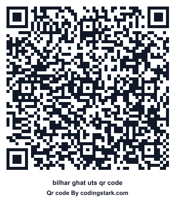 Bilhar Ghat UTS QR Code
