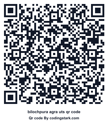Bilochpura Agra UTS QR Code