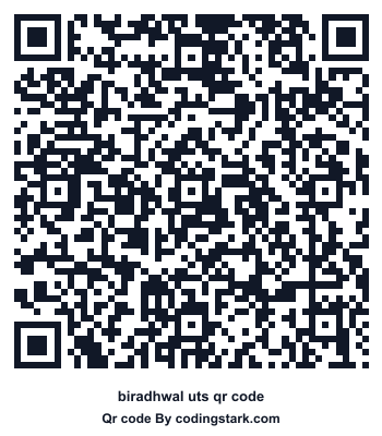 Biradhwal UTS QR Code