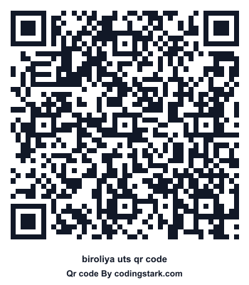 Biroliya UTS QR Code