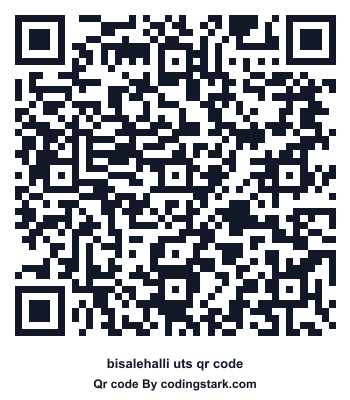 Bisalehalli UTS QR कोड