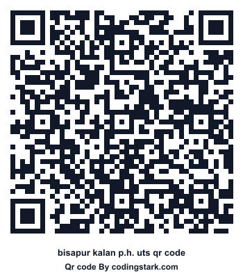 Bisapur Kalan P.h. UTS QR Code