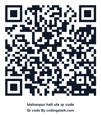 Bishanpur Halt UTS QR Code