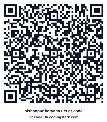 Bishanpur Haryana UTS QR Code