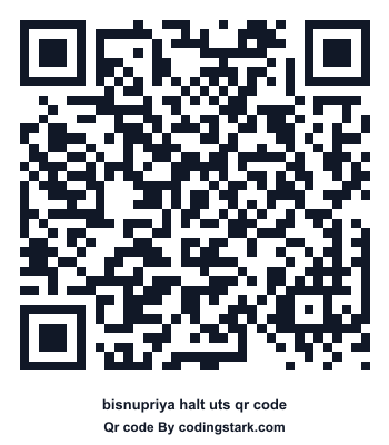 Bisnupriya Halt UTS QR Code