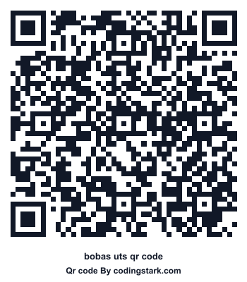 Bobas UTS QR Code