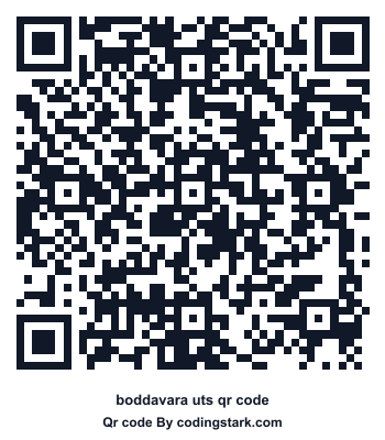Boddavara UTS QR Code