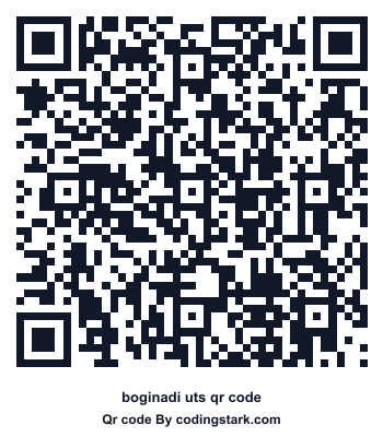 Boginadi UTS QR Code