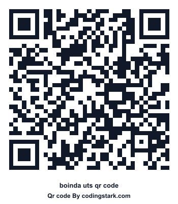 Boinda UTS QR Code