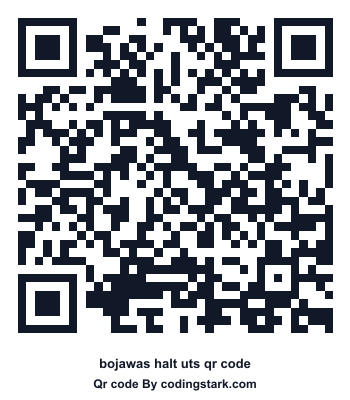 Bojawas Halt UTS QR Code