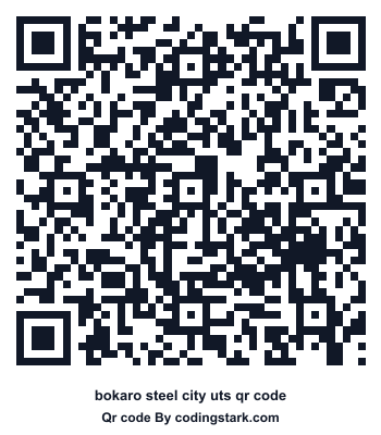 Bokaro Steel City UTS QR Code