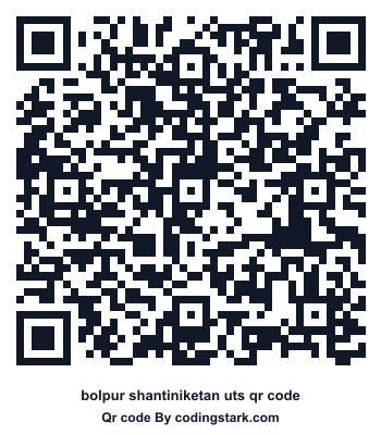 Bolpur Shantiniketan UTS QR Code