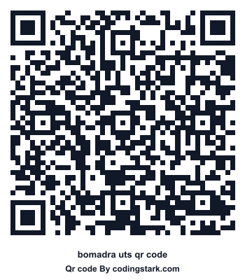 Bomadra UTS QR Code
