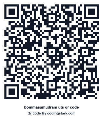 Bommasamudram UTS QR Code