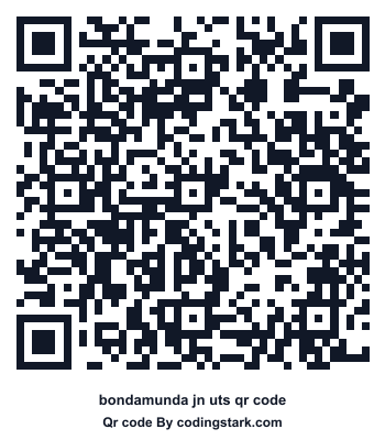 Bondamunda Jn UTS QR Code