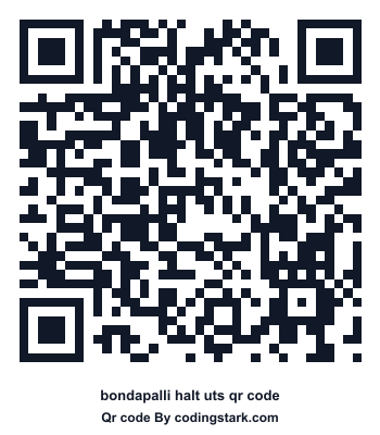 Bondapalli Halt UTS QR Code