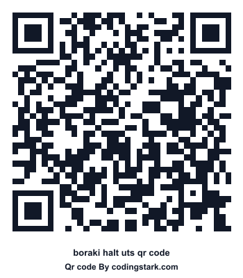 Boraki Halt UTS QR Code
