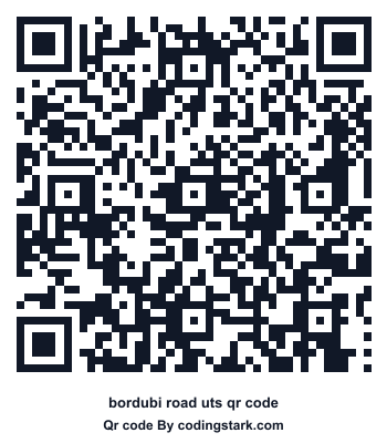 Bordubi Road UTS QR Code