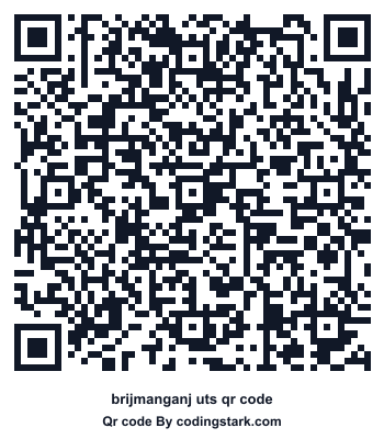 Brijmanganj UTS QR Code